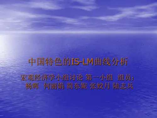 分析中国特色的IS与LM曲线