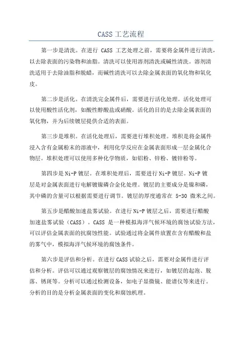 CASS工艺流程
