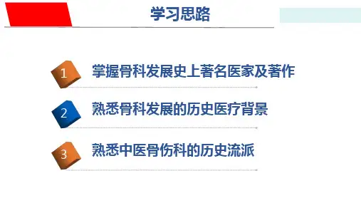 骨科学发展
