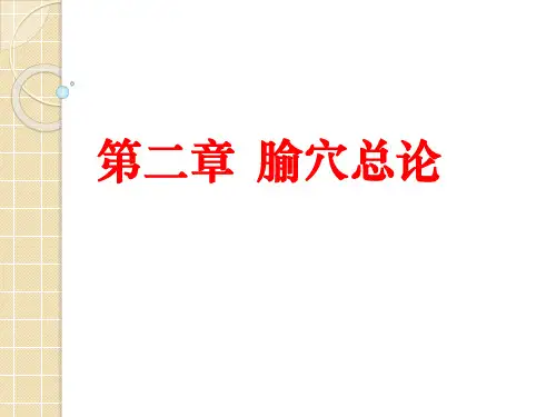 腧穴总论