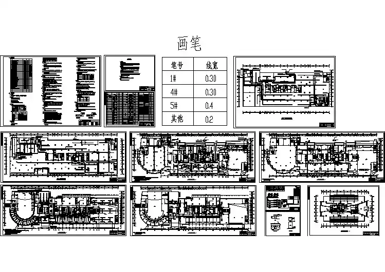 某五星宾馆地下2层全套空调通风系统设计cad平面图