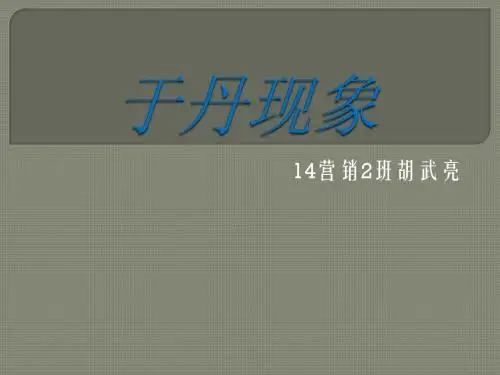 九江职大-于丹现象