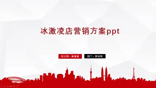 冰激凌店营销方案ppt