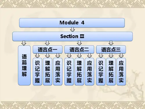 高中英语 Module4  Section Ⅲ Other Parts of the Module课件 外研版必修4
