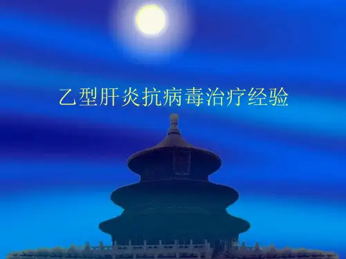 乙型肝炎抗病毒治疗经验
