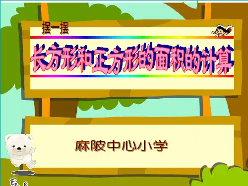 长方形与正方形面积计算
