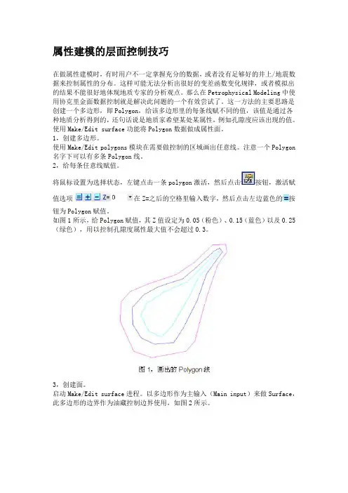 [Petrel2014使用技巧]属性建模的层面控制技巧