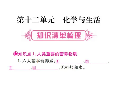 化学第12单元