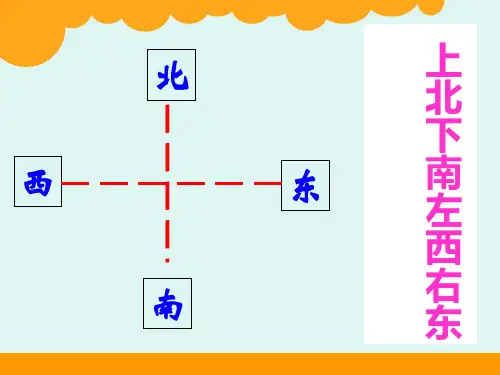 北师大版二年级下册数学《辨认方向》(1)