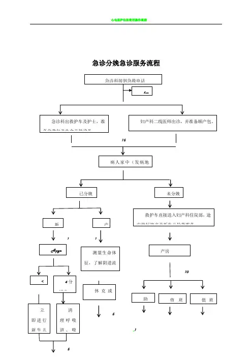急诊分娩急诊服务流程(最新)