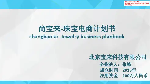 珠宝电商.商业计划书