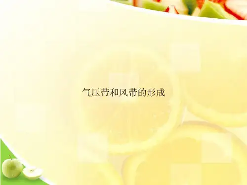 气压带和风带的形成优选文档