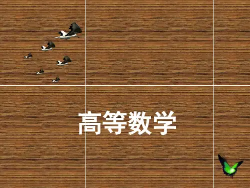 高等数学第一节函数