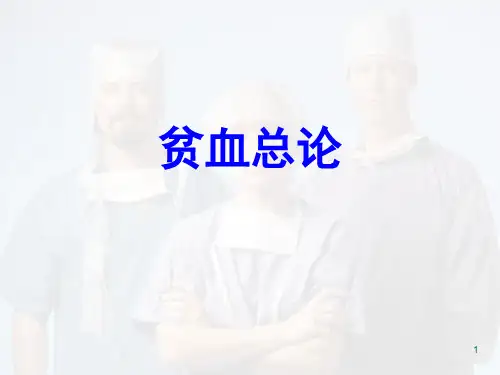 贫血精品PPT课件