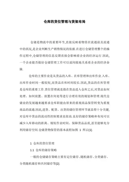 仓库的货位管理与货架布局