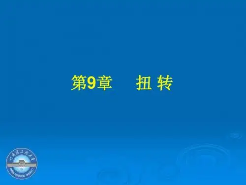 第九章 扭转