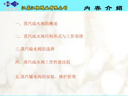 疏水阀培训内容