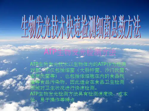 ATP生物发光检测方法