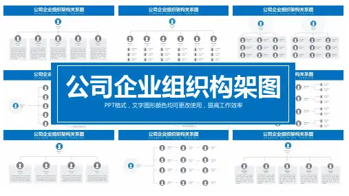 公司人事组织架构部门人物关系图