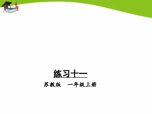 苏教版一上数学练习十一