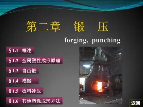 《热加工工艺》第二章 锻压