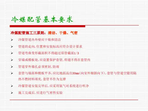 冷媒管安装工程