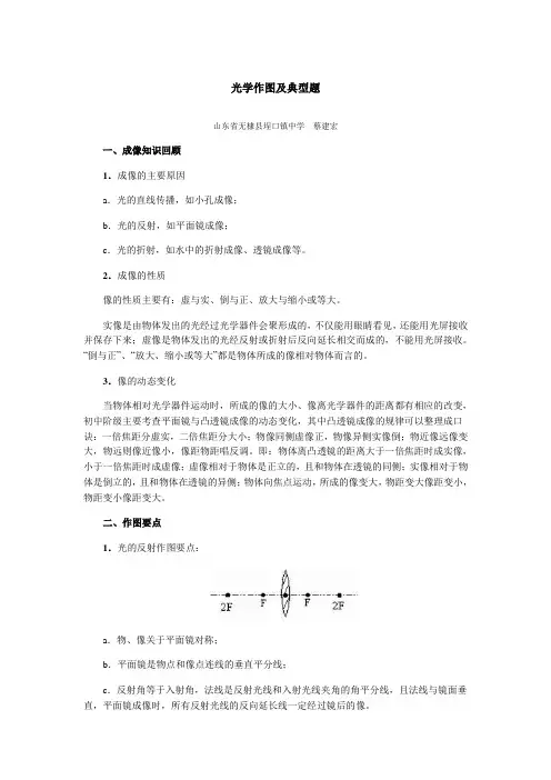 光学作图及典型题