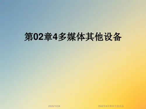 第02章4多媒体其他设备
