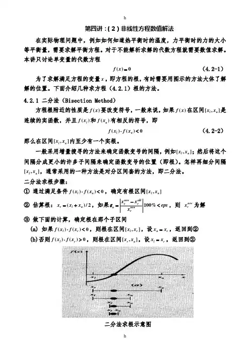 非线性方程数值解法-计算物理学
