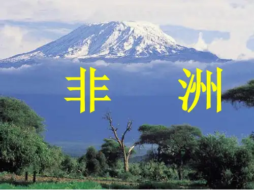 高二地理【区域地理——世界地理】4.1非洲(共64张PPT)