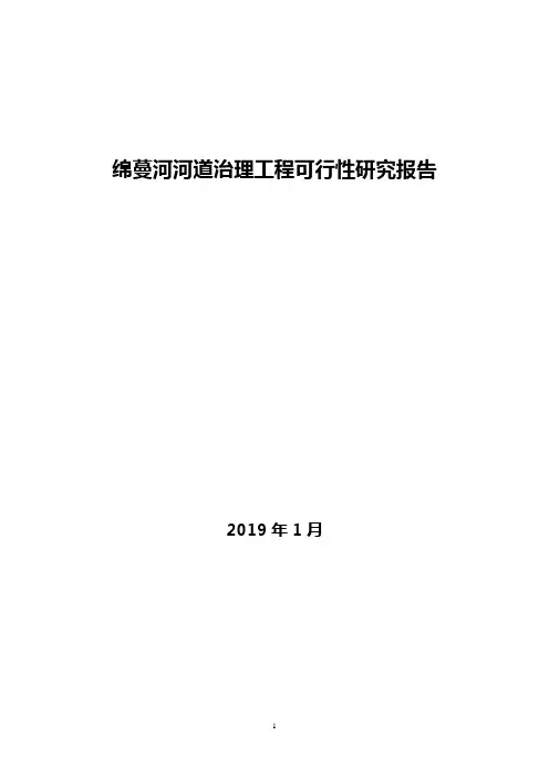 河道治理工程可行性研究报告