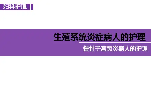 妇科护理——慢性子宫颈炎病人的护理