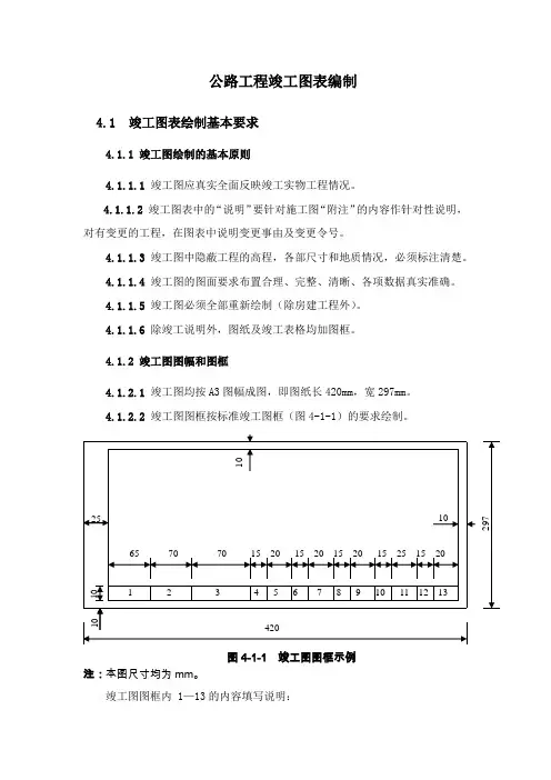 竣工图标准格式
