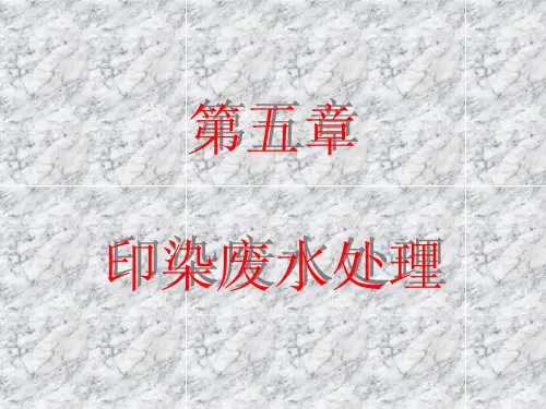 印染废水