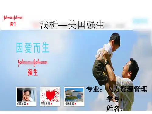 美国强生战略分析讲解