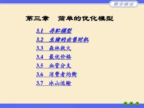 M03简单的优化模型