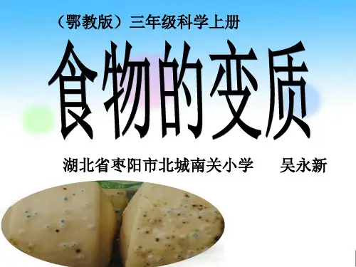 7食物的变质