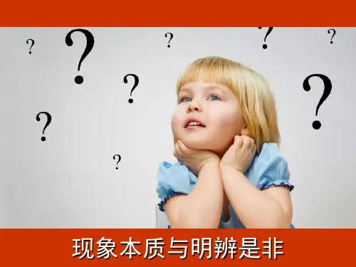 哲学与人生现象本质与明辨是非课件