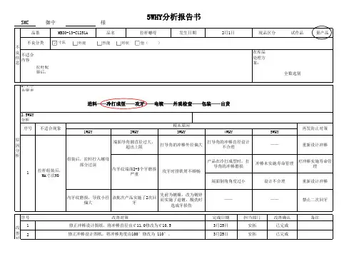5WHY分析报告模板