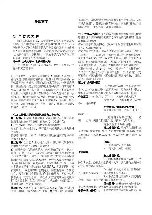 外国文学复习资料 3