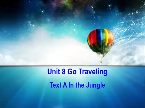 大学英语综合教程4-unit 8 Go Travelling