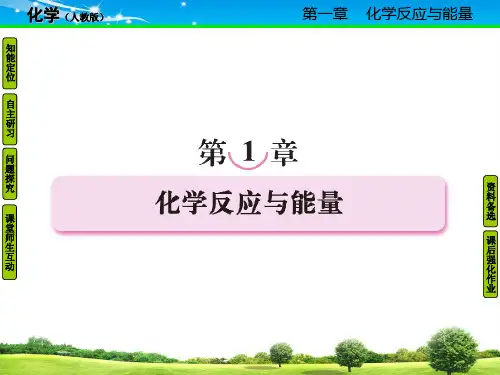 人教版化学选修4第一章第一节课件1