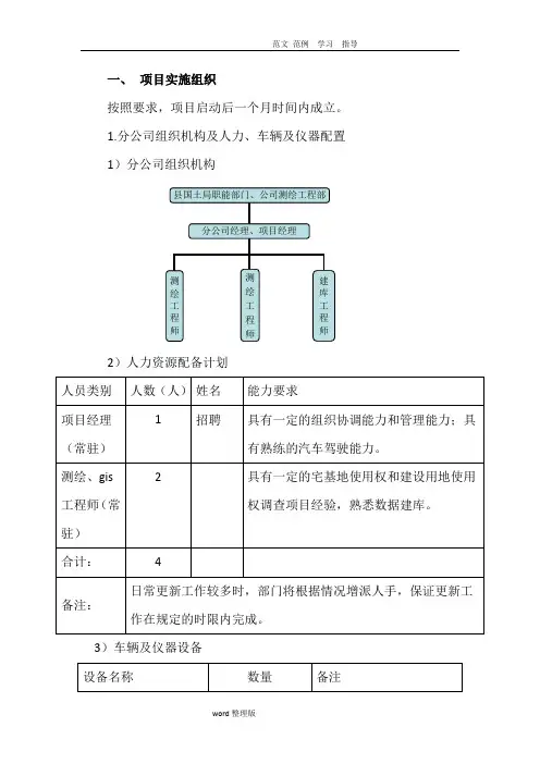 测绘项目绩效考核方案总结