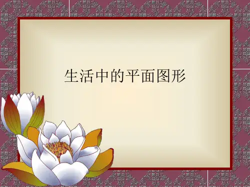 生活中的平面图形