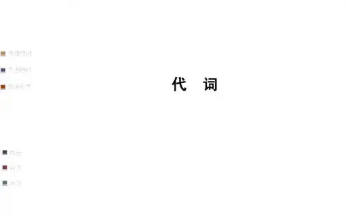 2014年中考语法专项复习课件：代词