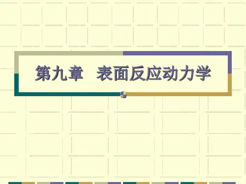 化学动力学第九章表面反应动力学