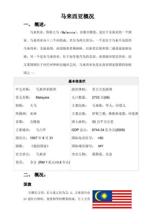 马来西亚概况