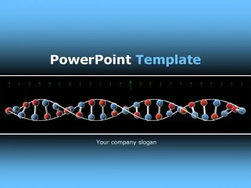 医学分子结构ppt课件模板