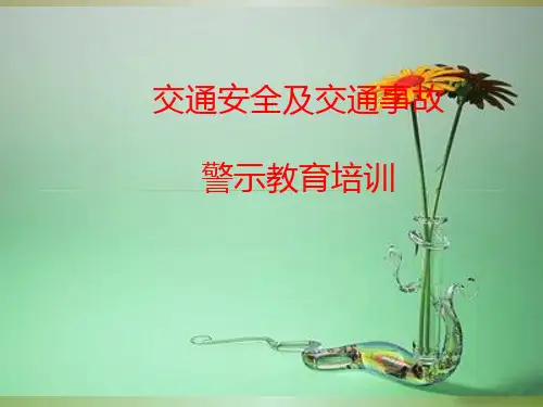 交通安全及事故警示教育培训