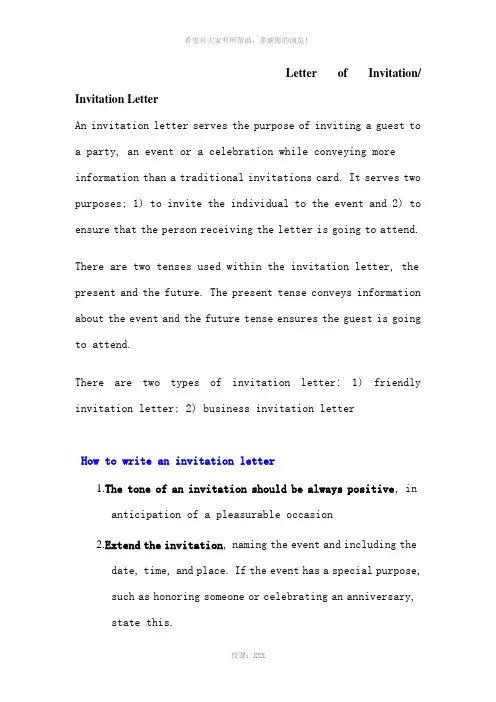 Letters-of-Invitation